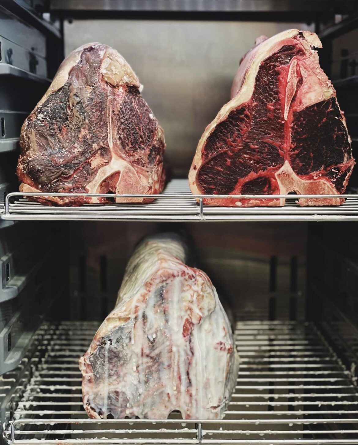 I take care of them every day like my own children 🥩 ☺️ dry aged meat