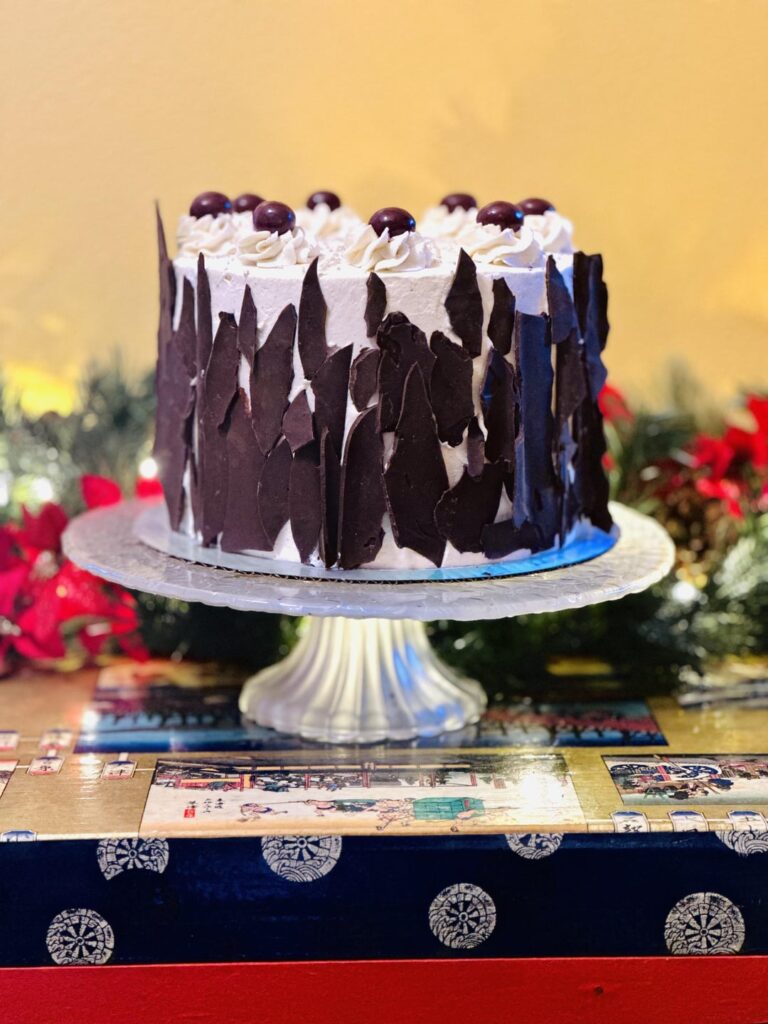 Boozy Black Forest Birthday Cake