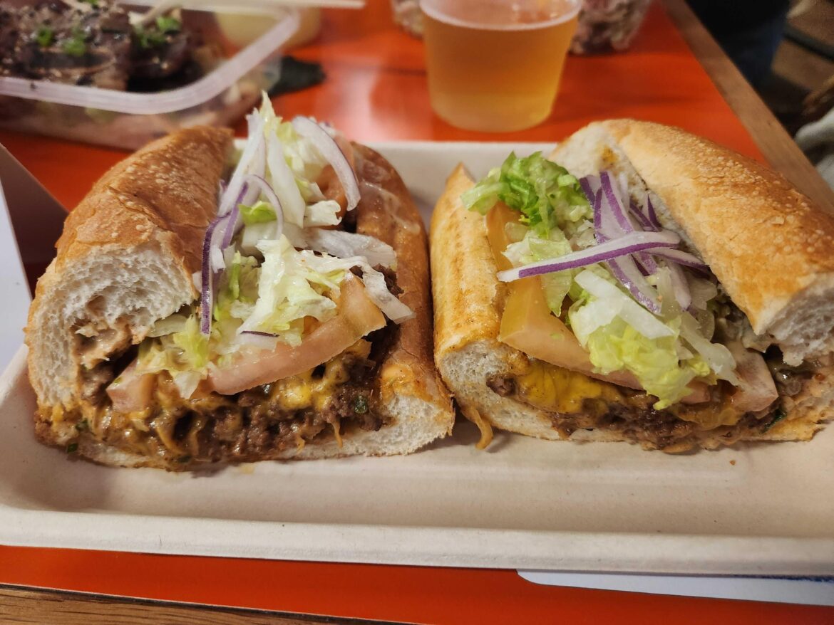 Chopped cheese from Fatty Mart, Mar Vista