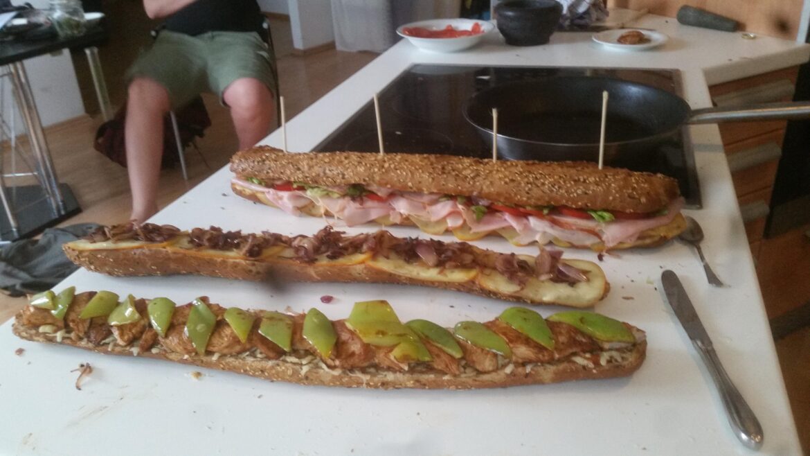 birthday sandwiches ages ago!