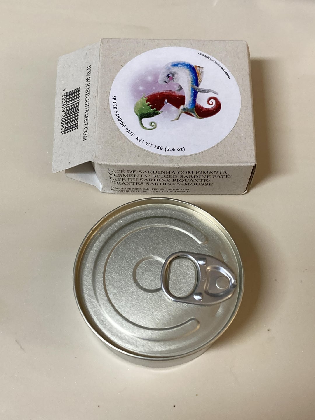 Seacuterie tin 1 Jose Gourmet Spiced Sardine Paté Dining and Cooking