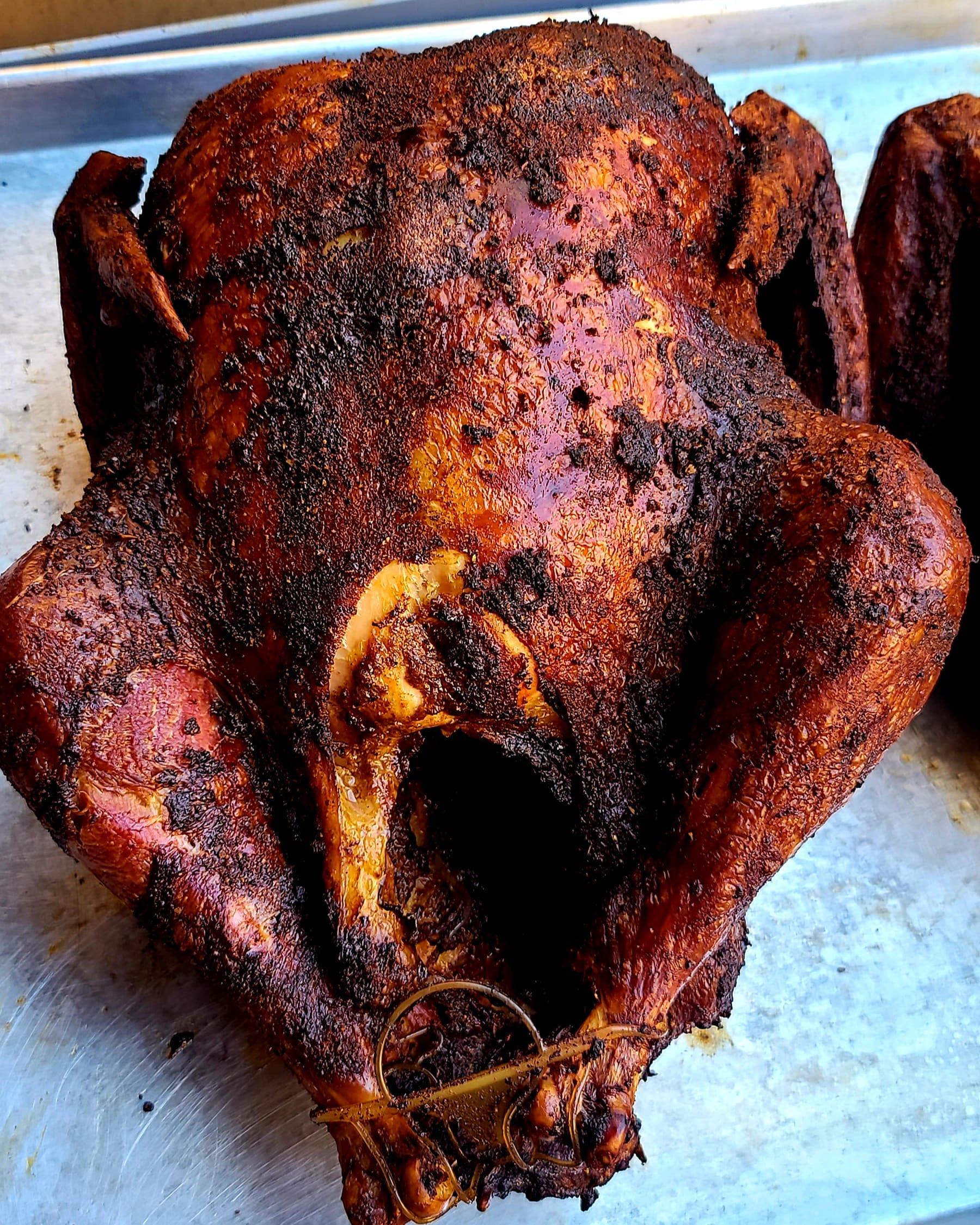 Dry Rubbed Smoked Turkey 🦃 - Dining and Cooking
