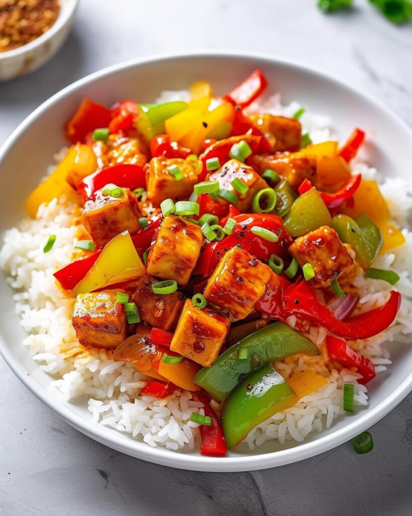 Indian Style Chilli Tofu