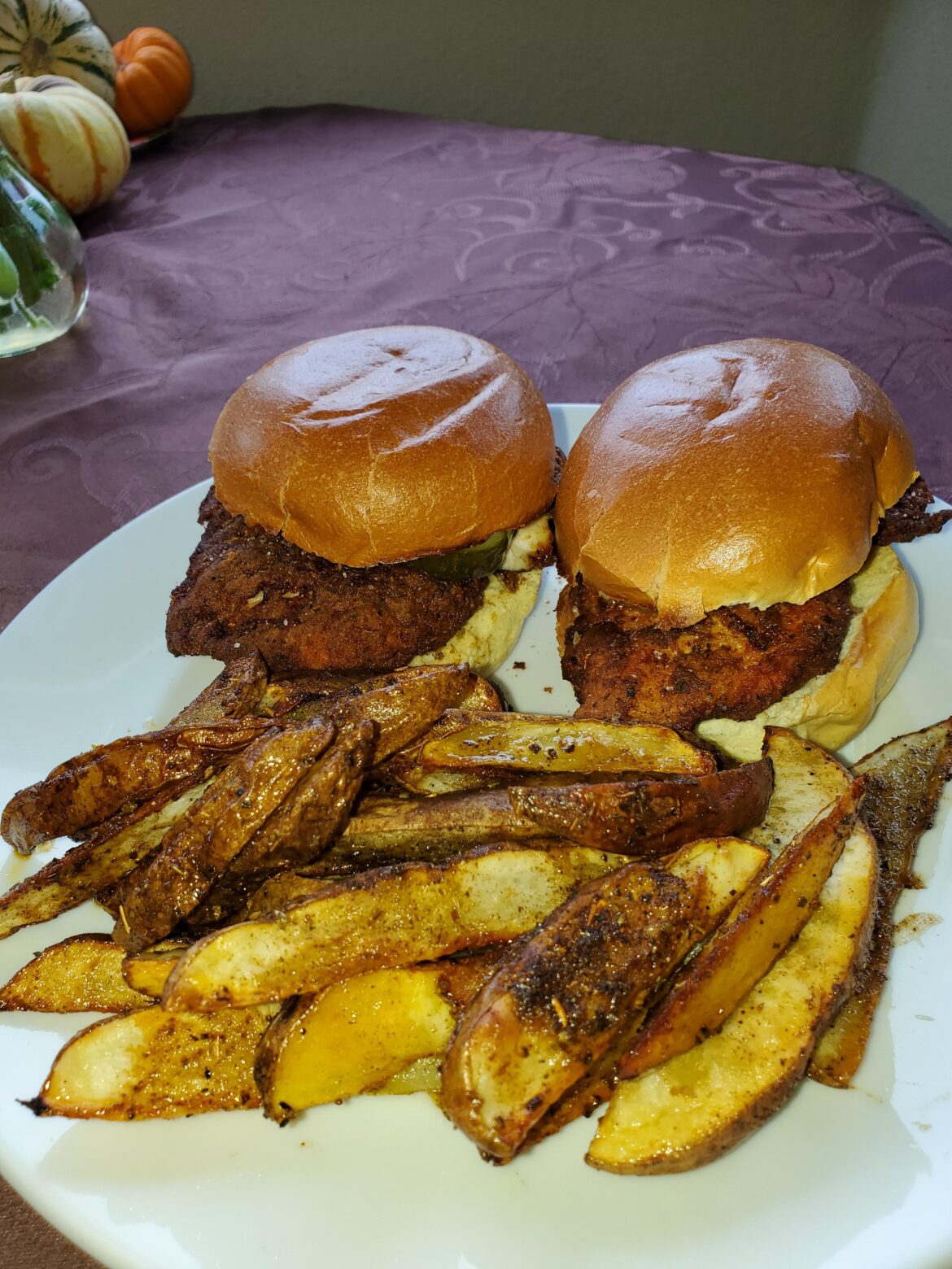 Crispy Cajun Chicken Sandwiches