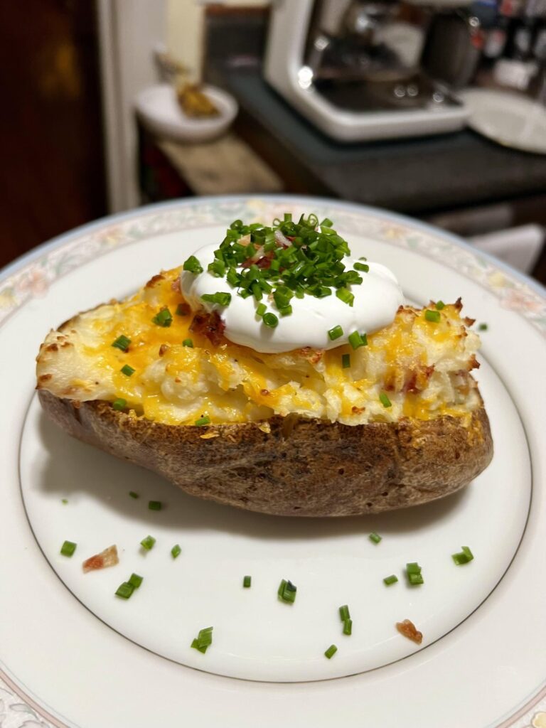 Double baked potato’s - Dining and Cooking