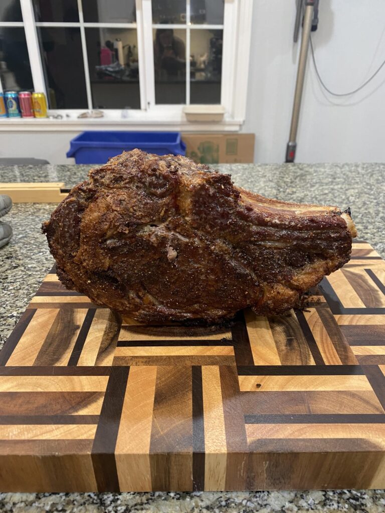 My turn with the prime rib My turn with the prime rib