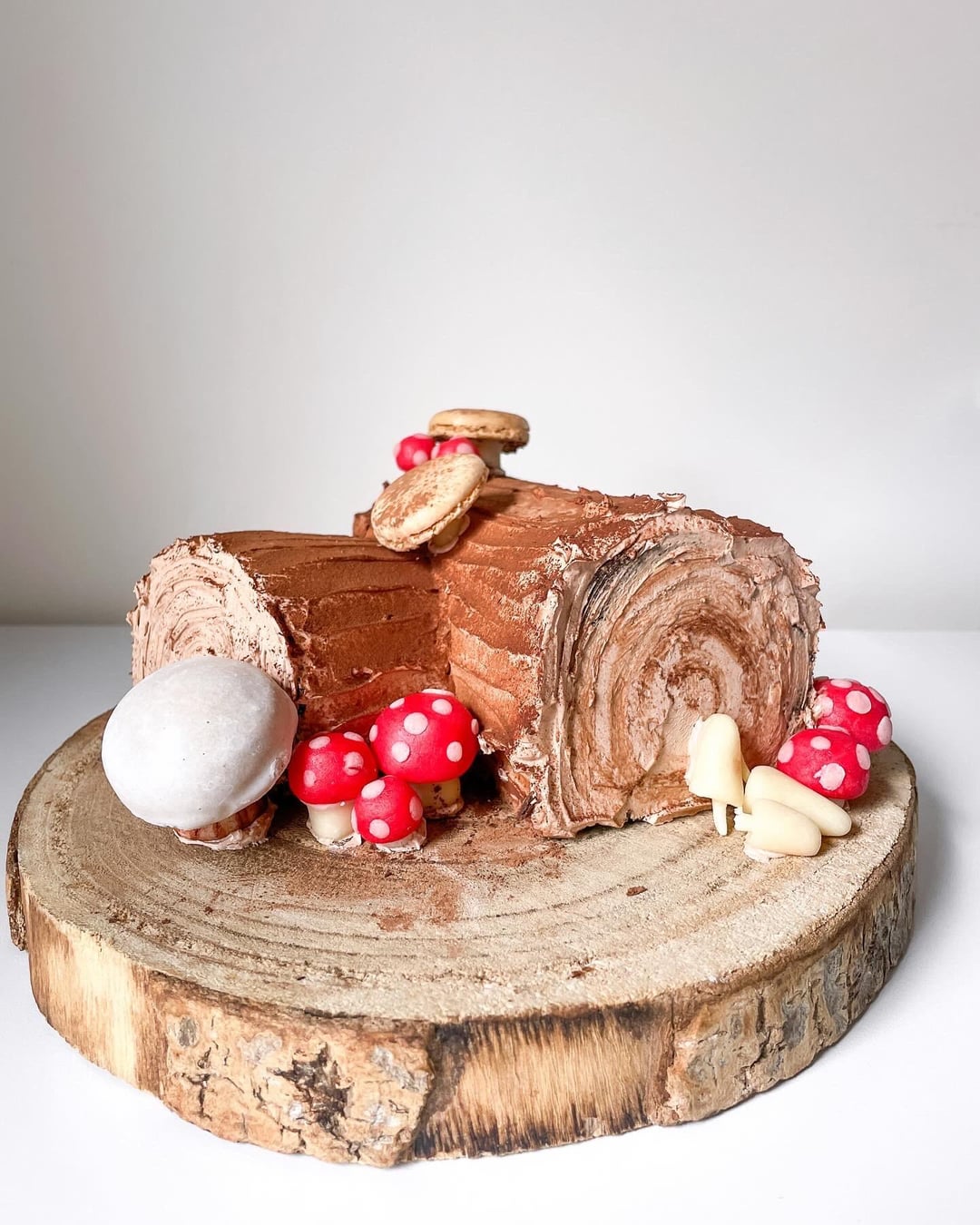 Chocolate and Salted Caramel Yule Log Dining and Cooking