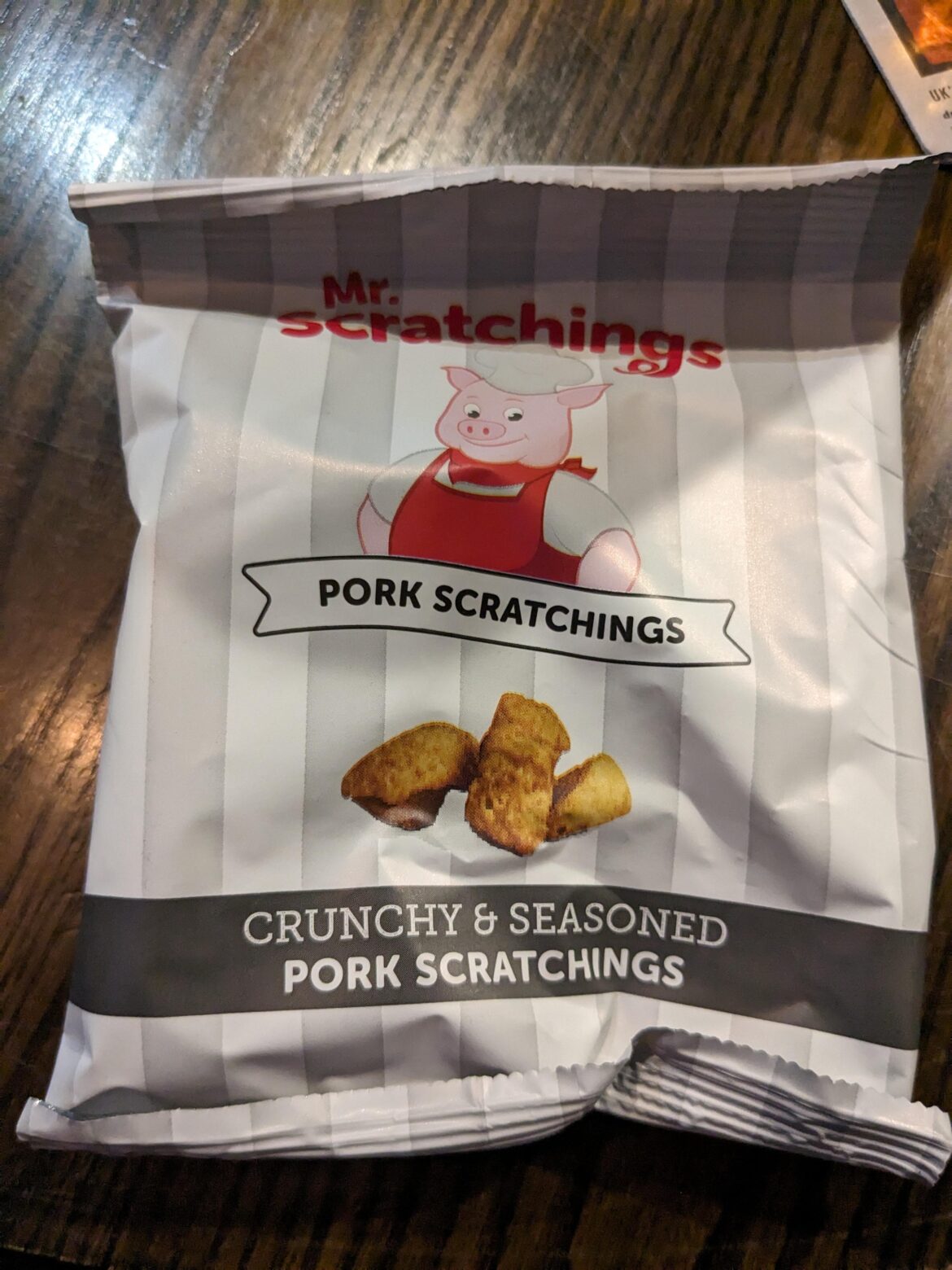Pork scratchings