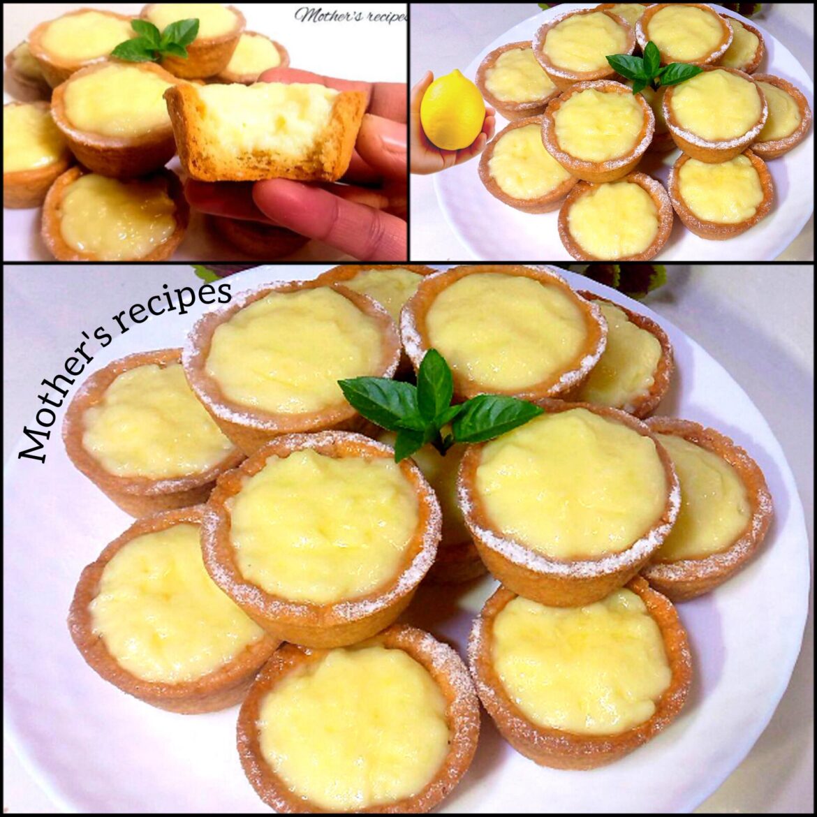 The easiest dessert 🍋 grandma's baskets 🤩 so delicious and disappears in a minute,lemon tart,pie without butter or cream