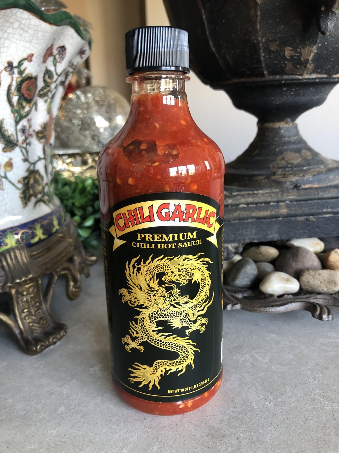 YUM!! Chili Garlic hot sauce from Underwood Ranches. It's sambal with