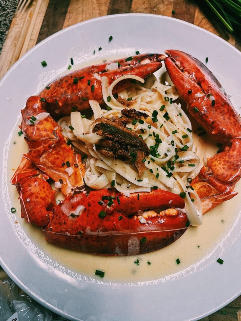 Some seafood dishes I’ve come up with over the years.