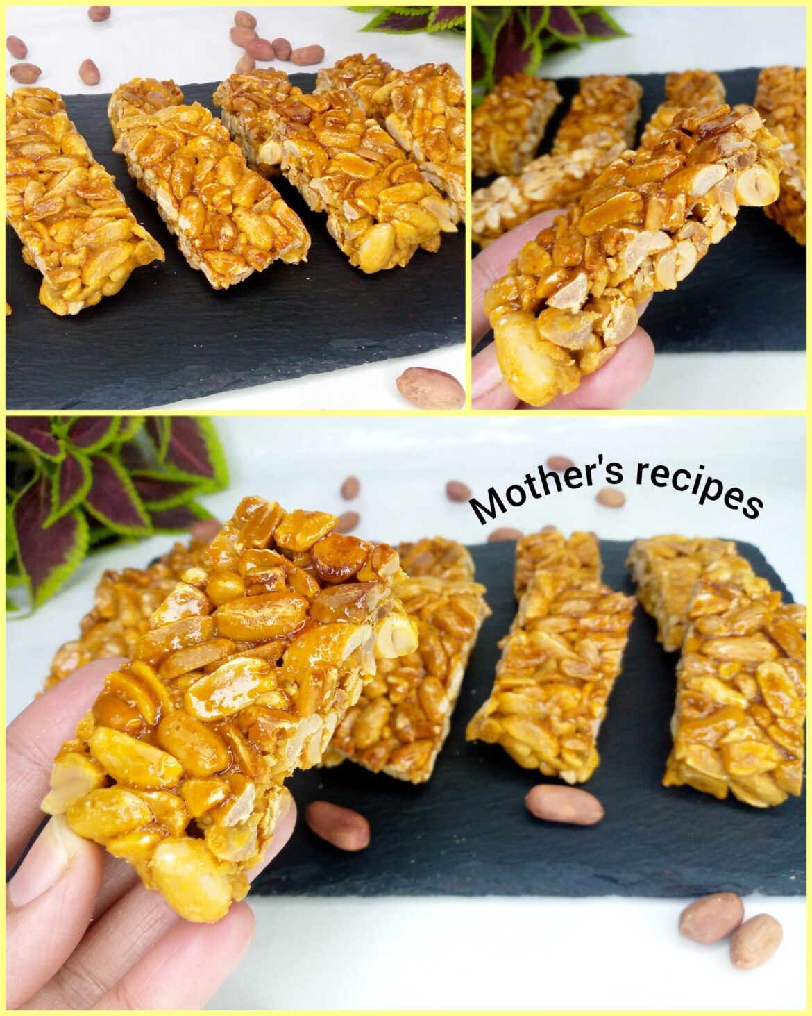 2 ingredients and 10min dessert👌 peanut nougat easy crunchy and delicious