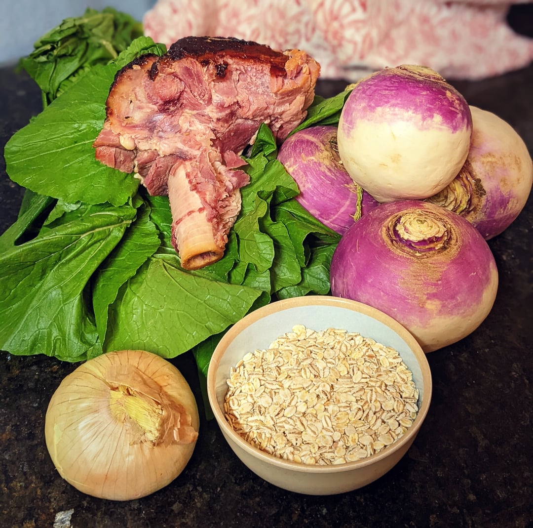 Tonight I made turnip soup, inspired by my favourite game of the moment