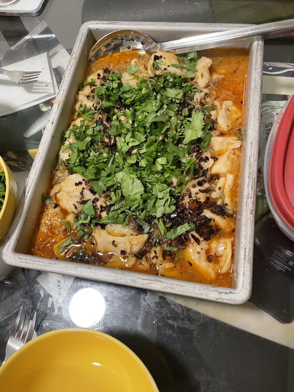 Made the Szechuan Boiled Fish from The Wok Made the Szechuan Boiled Fish from The Wok