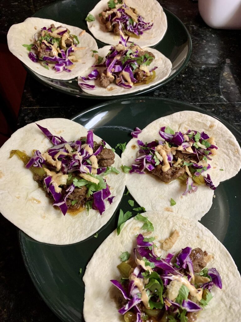 One Pan Turkey Stir-Fry Tacos