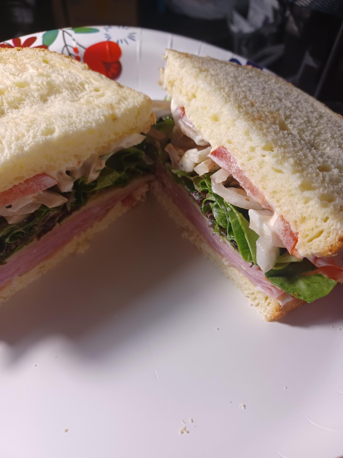 Ham and Swiss Sandwich