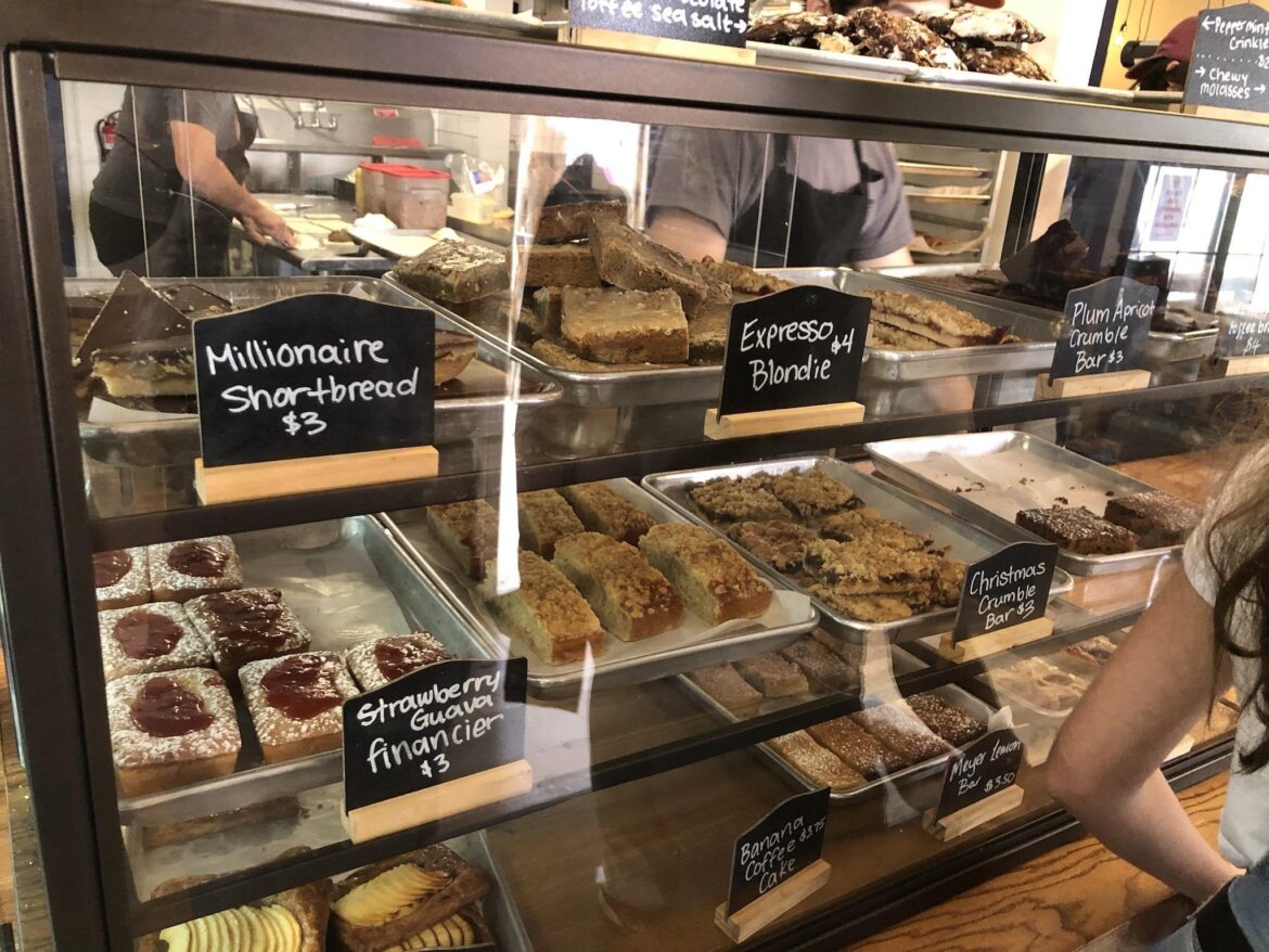 Pics from Great British Baking Company in Dripping Springs, from today during Christmas on Mercer Street