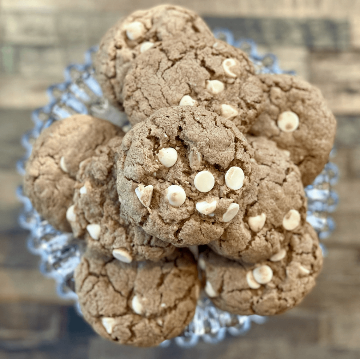White Chocolate Molasses Cookies (Recipe)