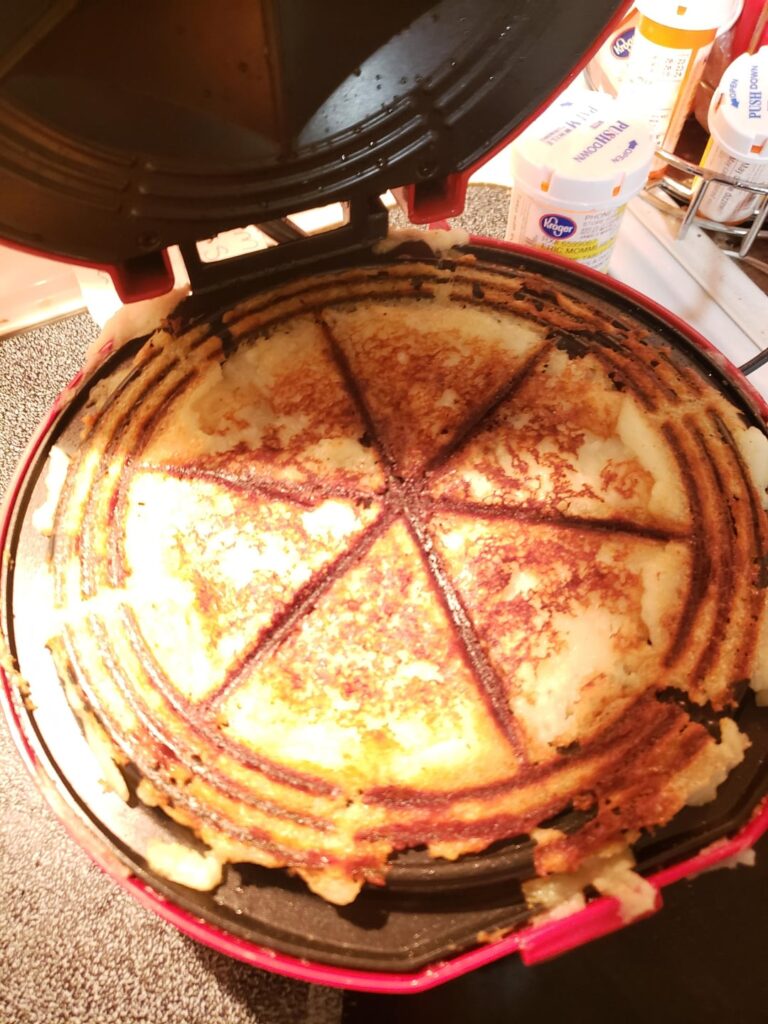 Potato in Quesadilla maker Potato in Quesadilla maker