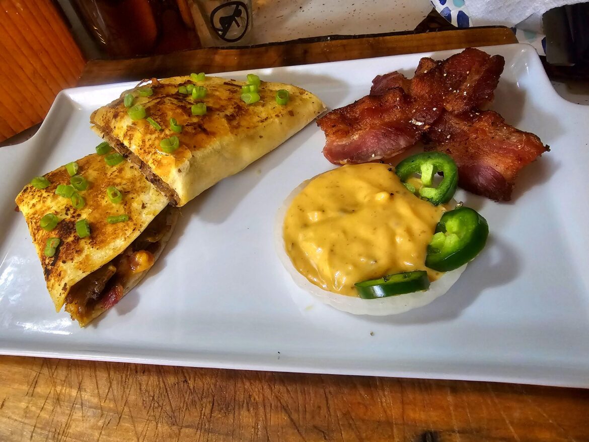 Steak Quesadilla w/ Jalapeño Beer Cheese