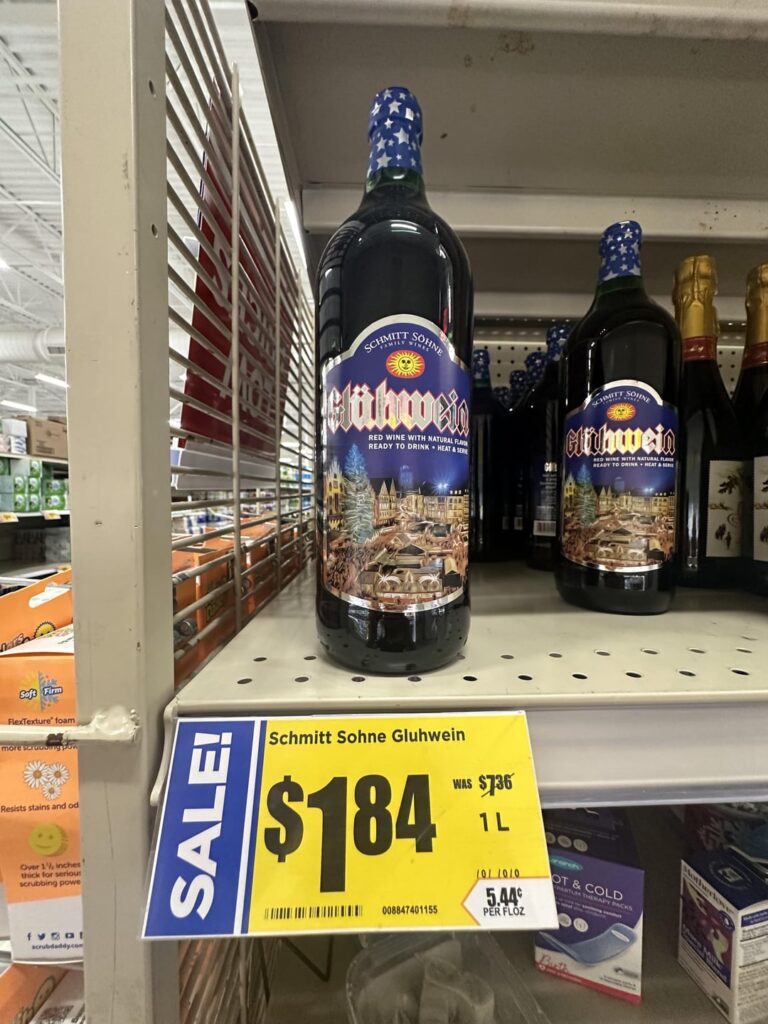 Clearance Christmas wine <$2 🍷 💰📉