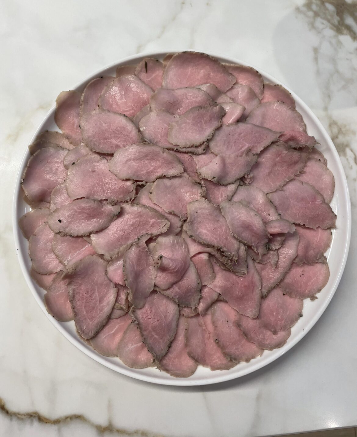 Veal eye of round for Vitello Tonnato