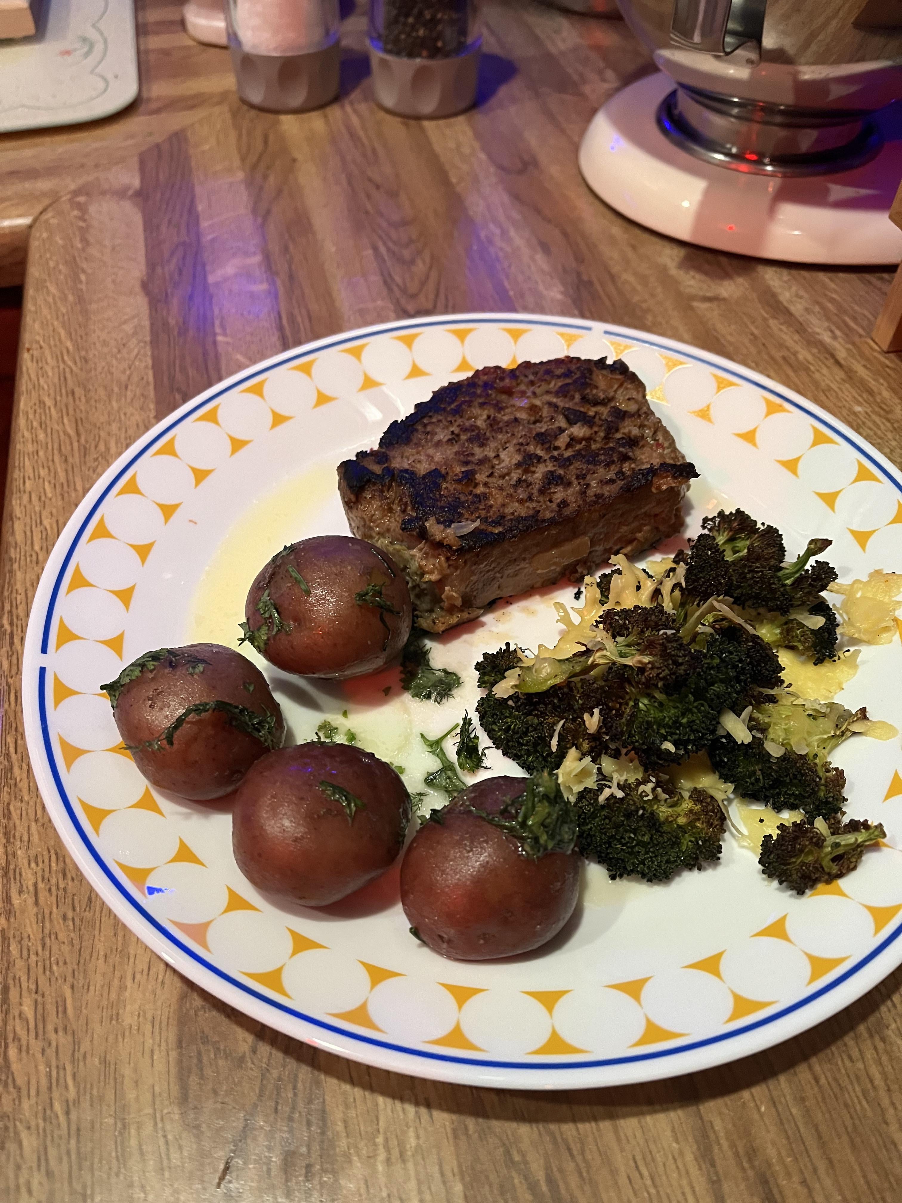 Meatloaf!!! It’s left overs and my wife was the one that thought about