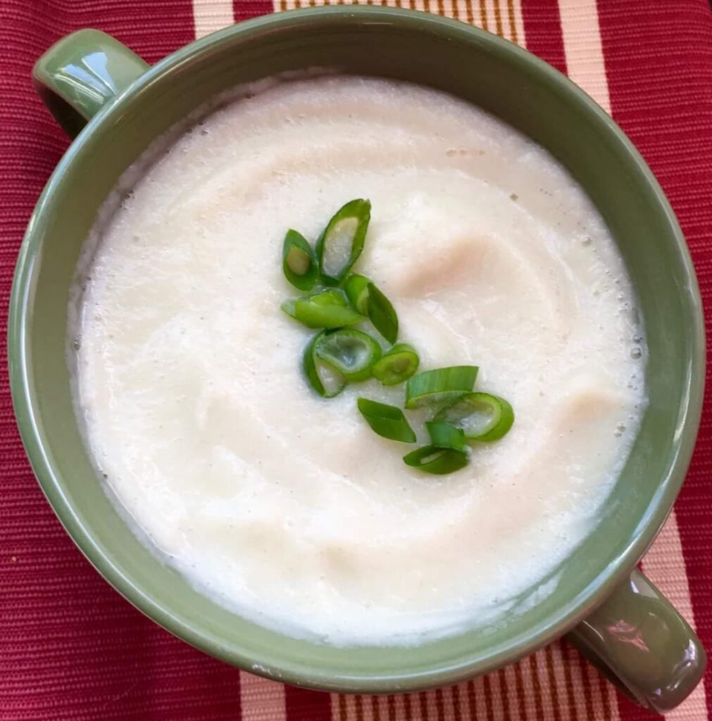 Cauliflower & Goat Cheese Soup