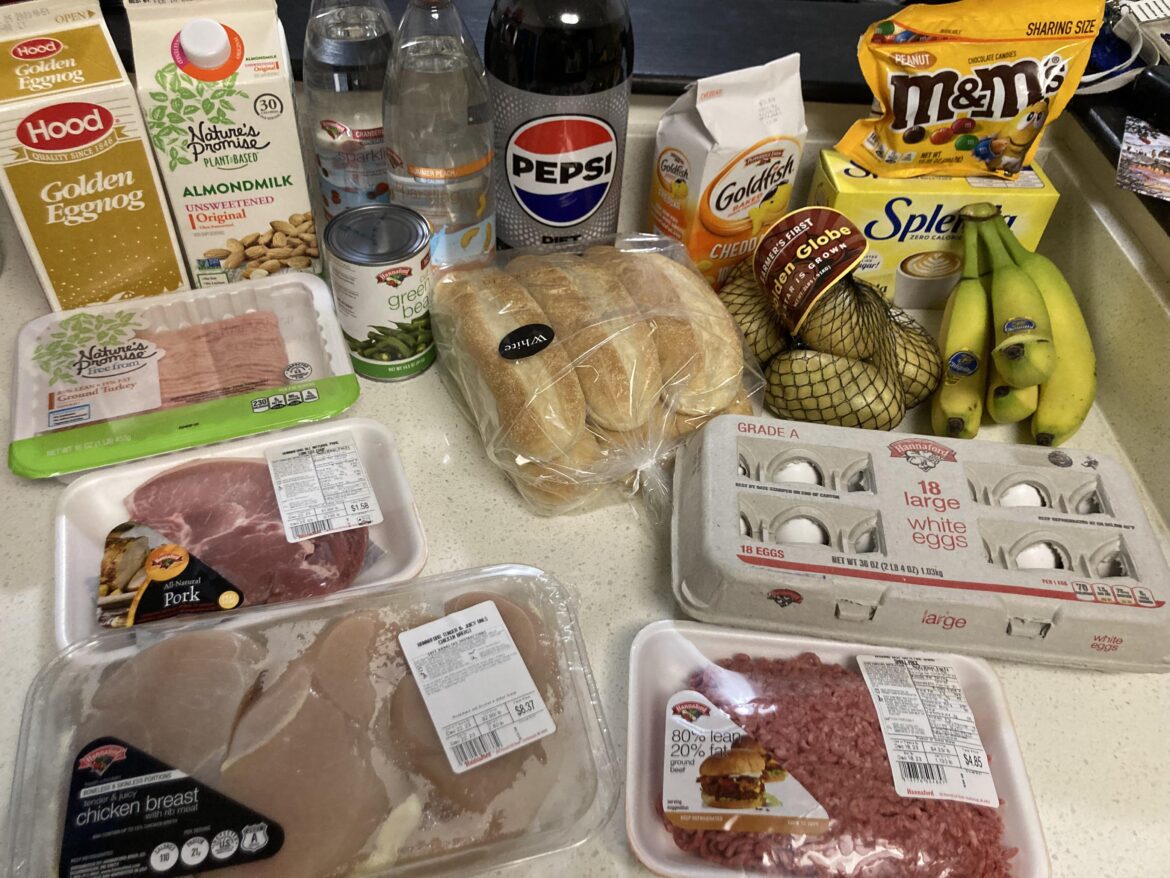 What $60 got me at Hannaford