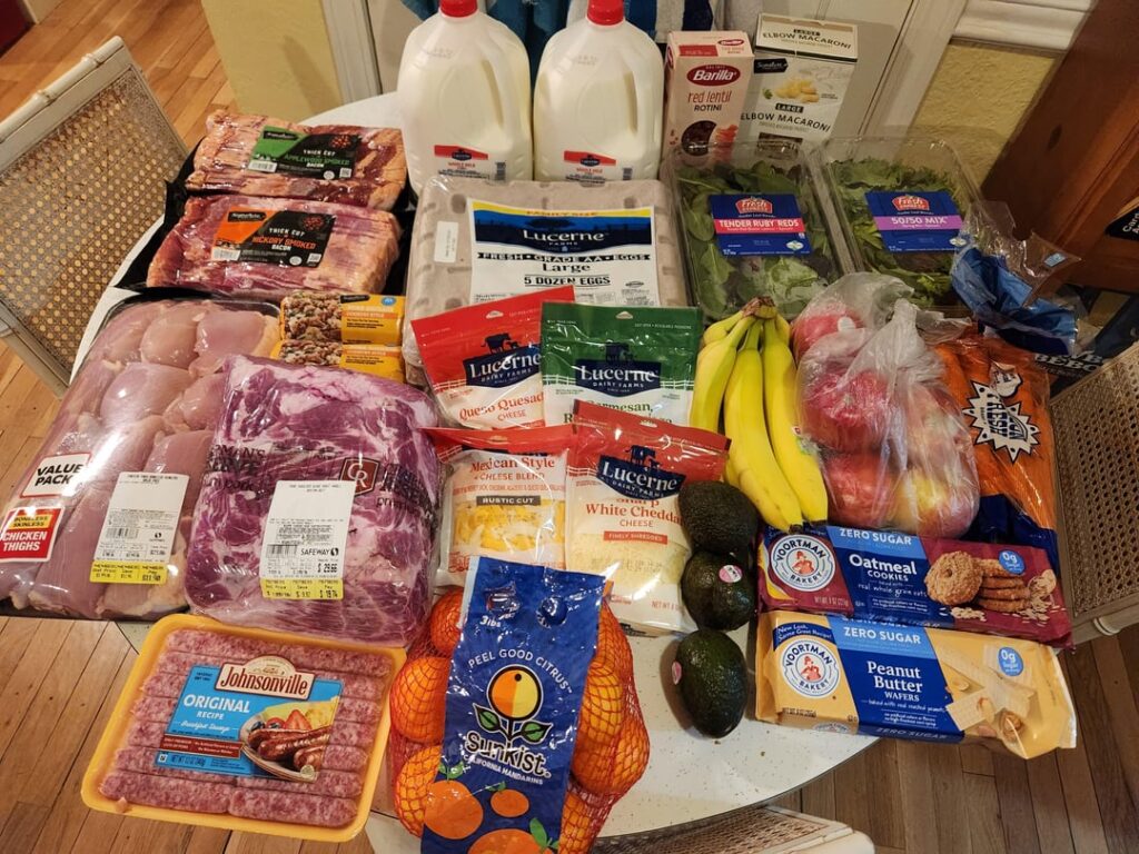A Different Safeway Haul. $92.67, PNW A Different Safeway Haul. $92.67, PNW