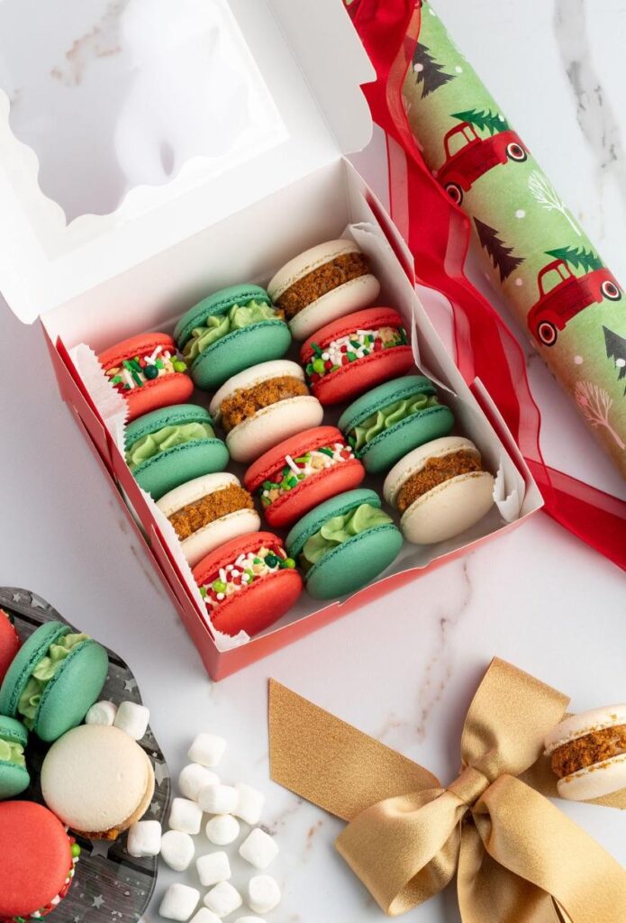 My Christmas Macaron box for the holidays