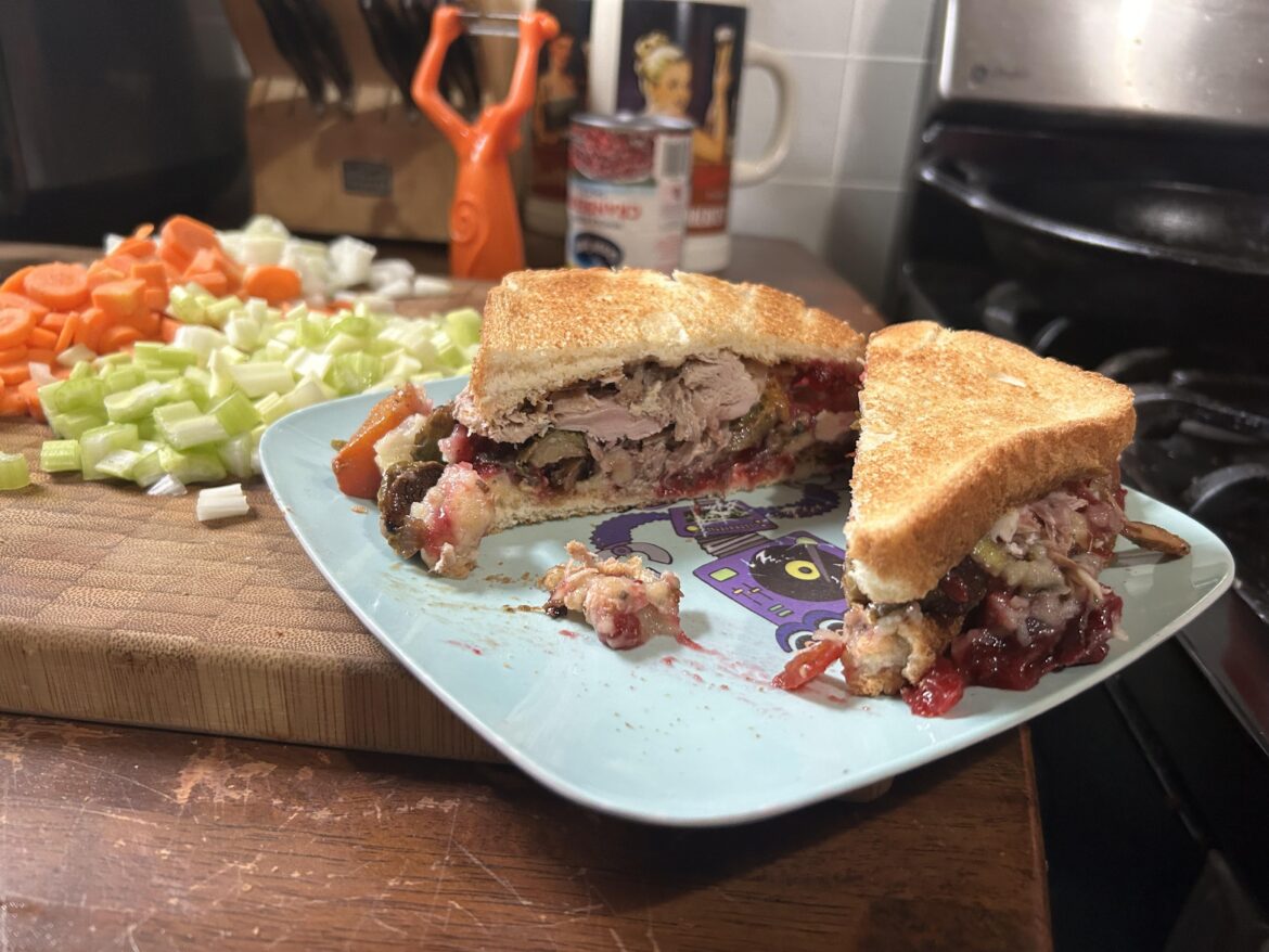 Boxing Day sandwich, my favourite sandwich of the year.