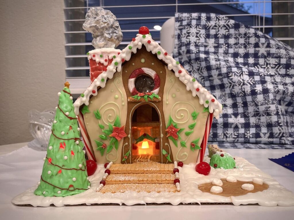 The results of my family’s Gingerbread House decorating competition. Who should win?