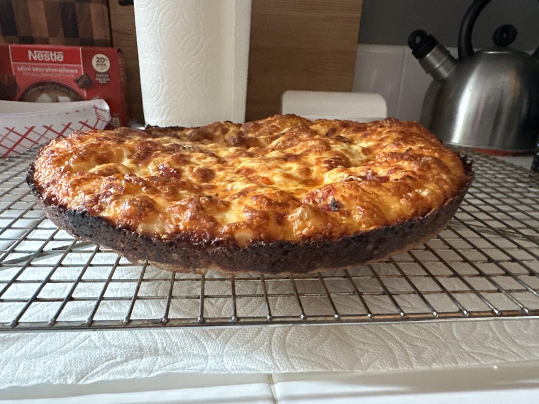 King Arthur Crispy Cheesy Pan Pizza. Dining and Cooking