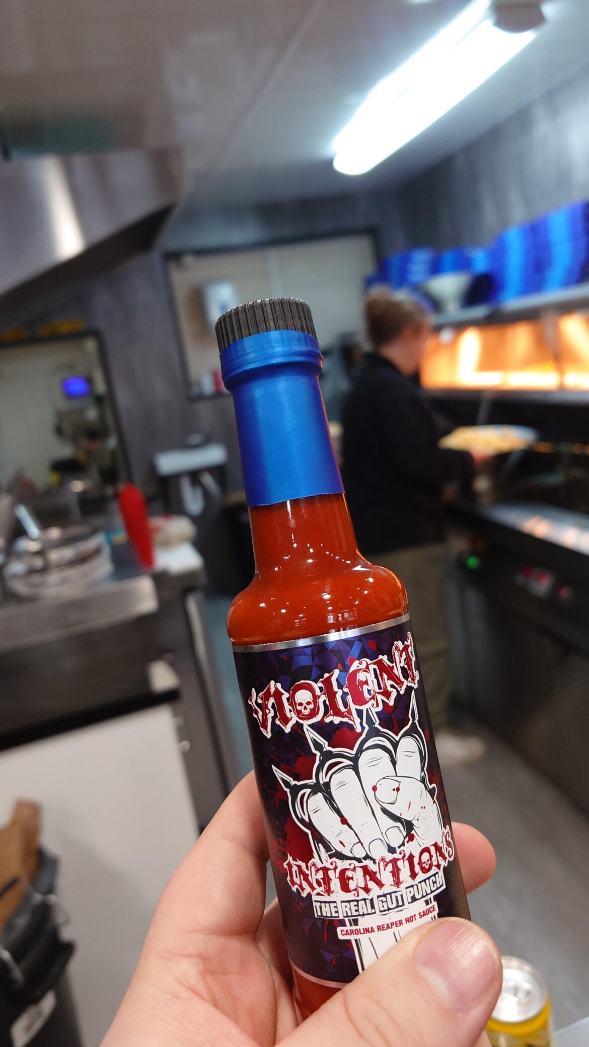 Got this in Ireland. 75%Carolina Reaper.