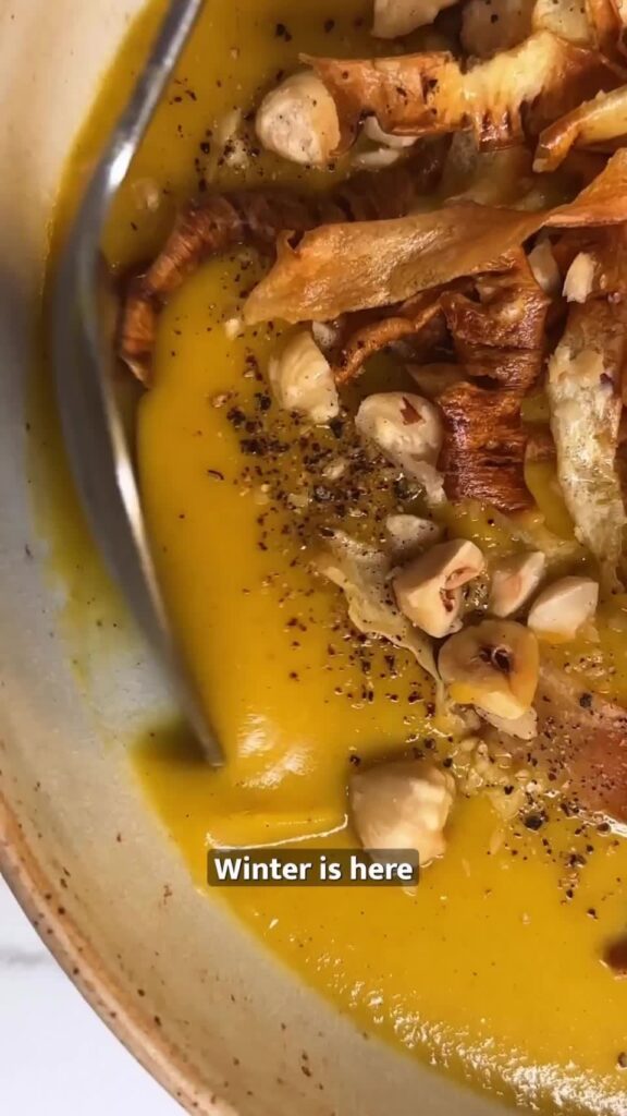 Maple Roasted Parsnip Soup