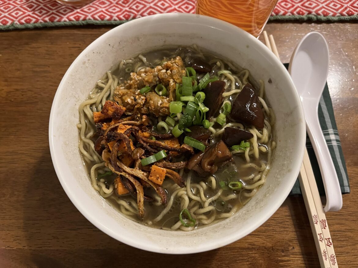 Kenjis Vegan Ramen…big hit