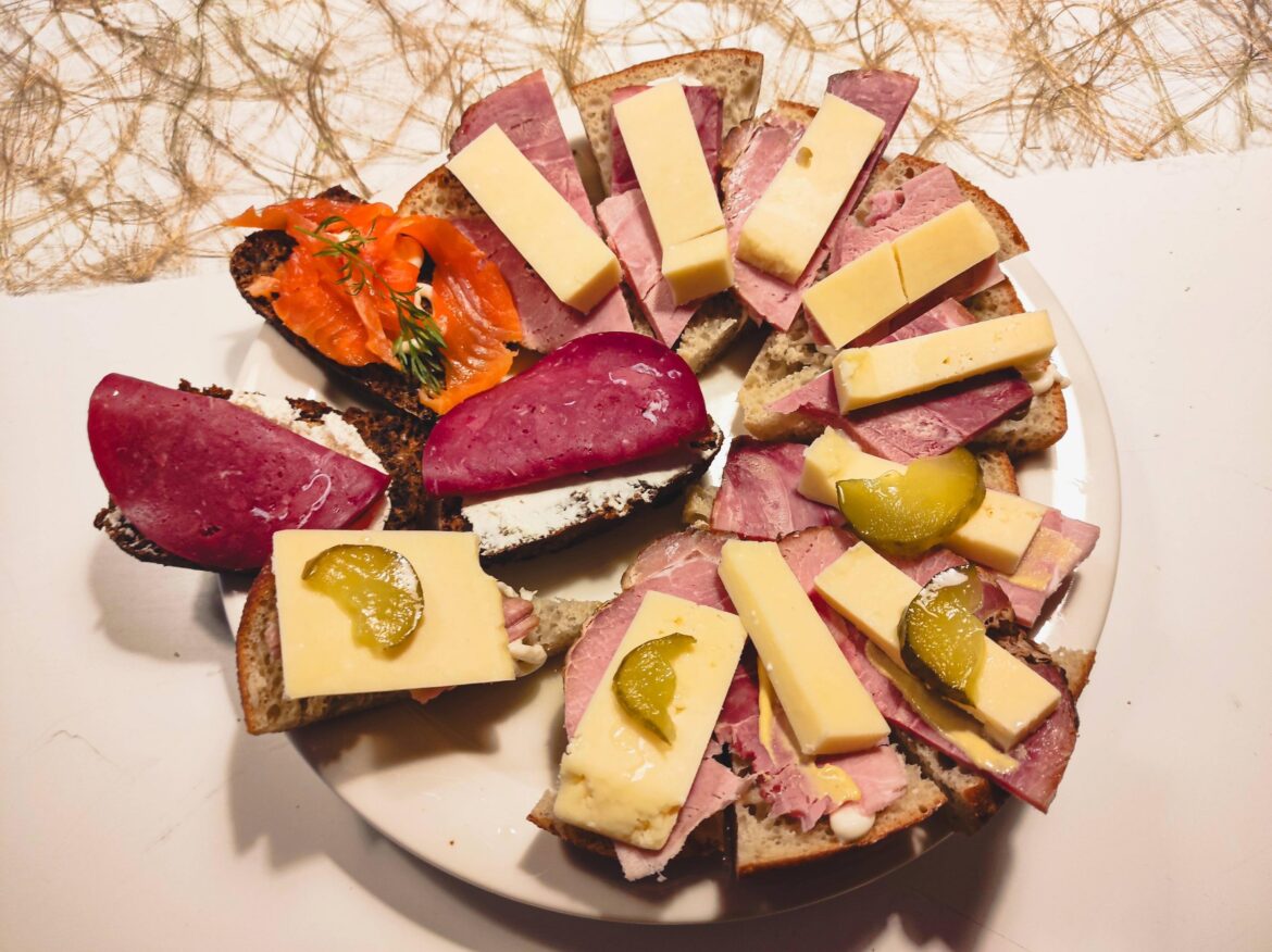 My Christmas breakfast, small opentops