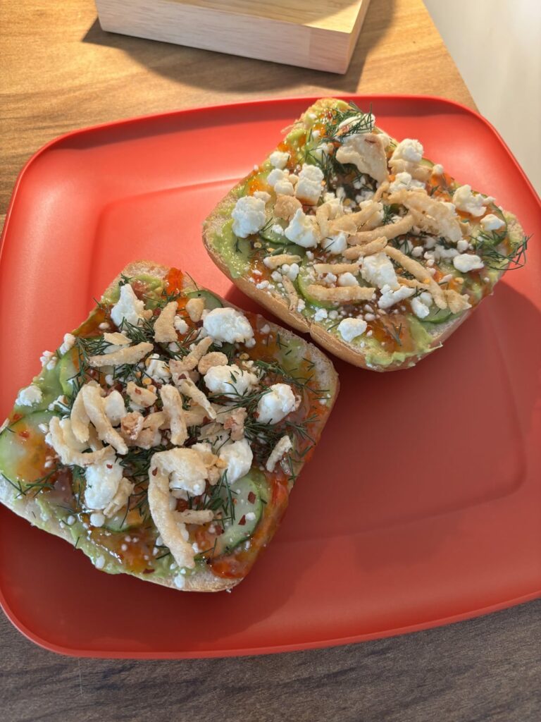 Sweet & Spicy Avocado Toast