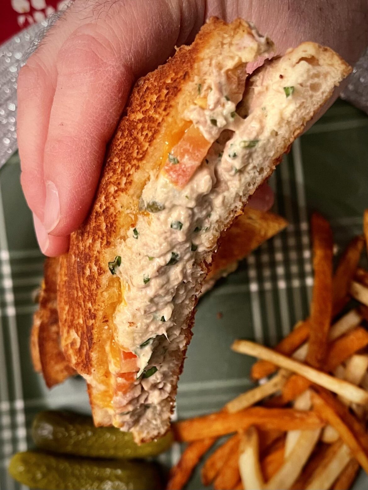 Tuna melt. Classic.