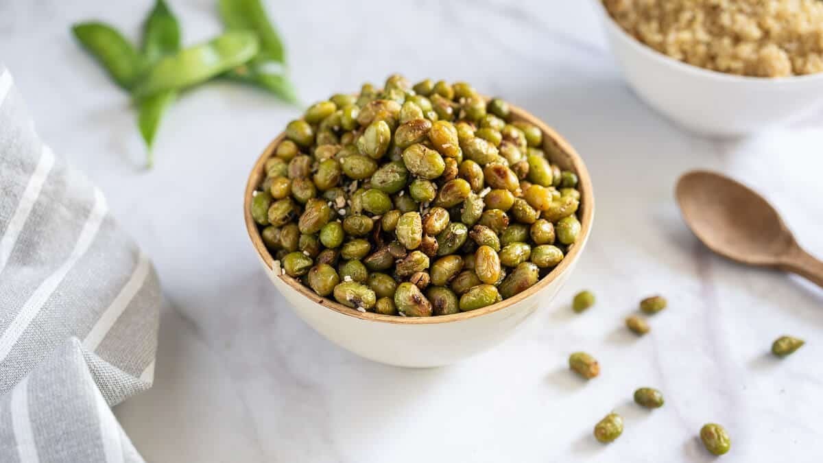 Roasted Edamame Beans - Dining and Cooking