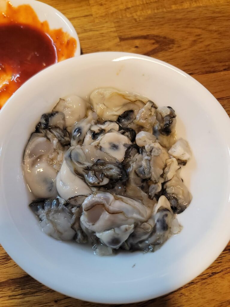 Oyster 굴!