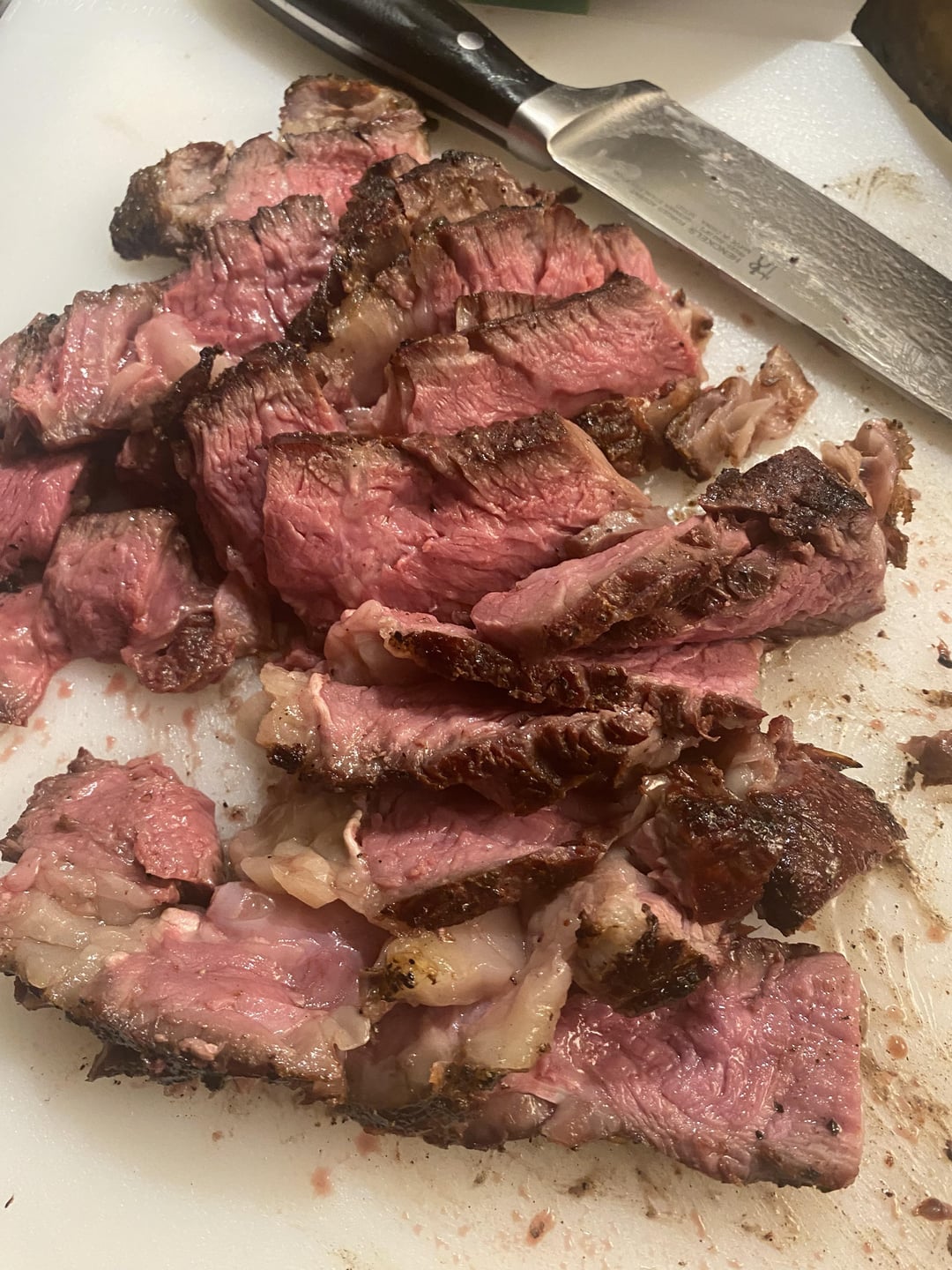 Tomahawk ribeye on a Vision Kamado Dining and Cooking