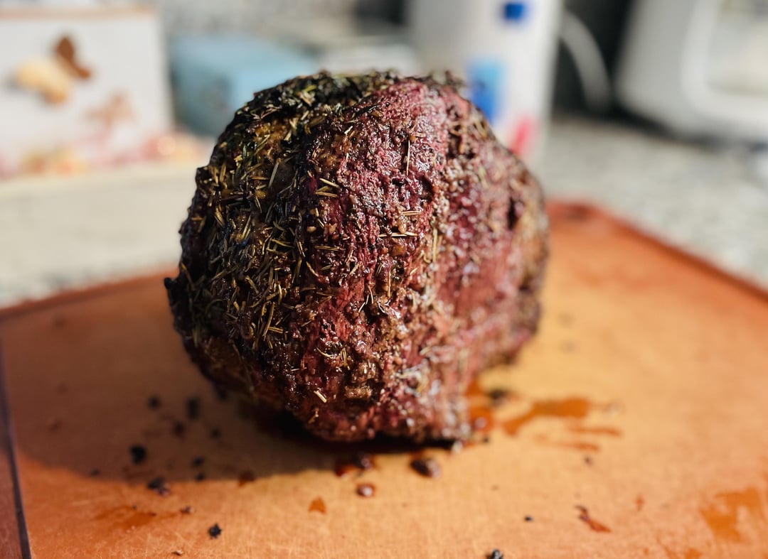 Rib Roast (choice) on Weber Kettle 12/09/23 Dining and Cooking