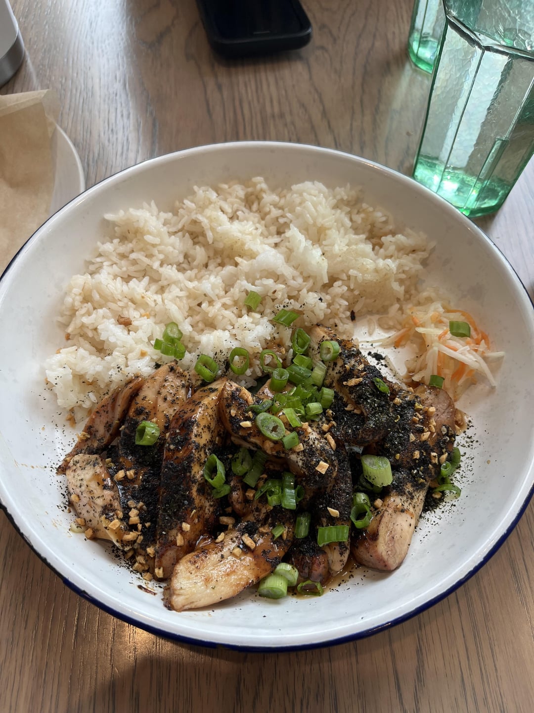 Calories in this chicken adobo and dark chocolate caramel tart