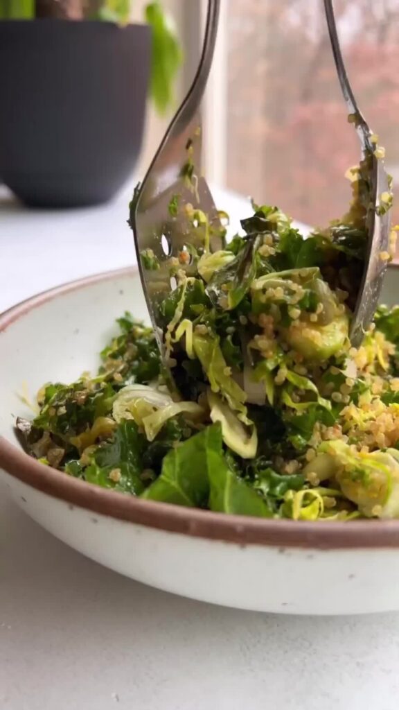Garlic and Sage Toasted Quinoa Salad