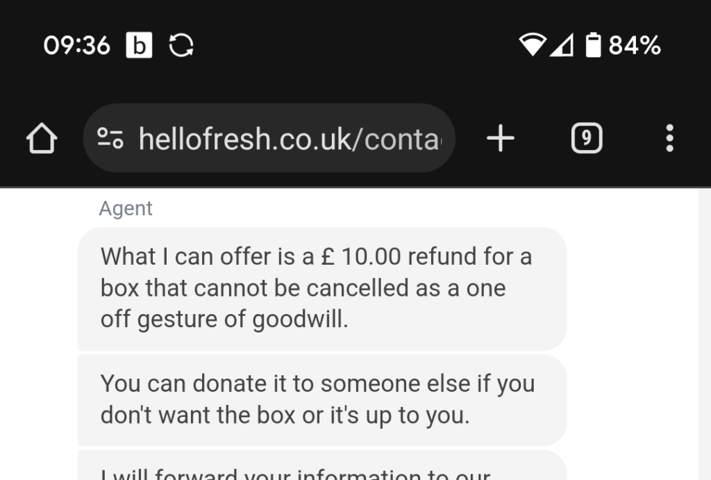 Top notch customer service