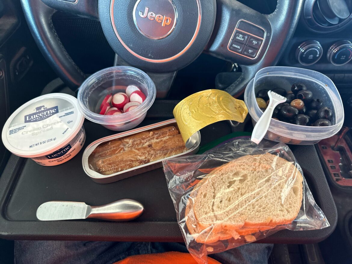 Lunch on the job site