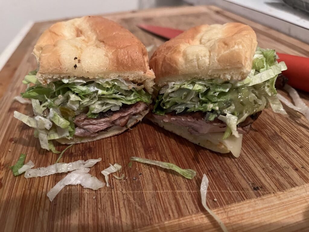 Jerk Chicken sandwich.