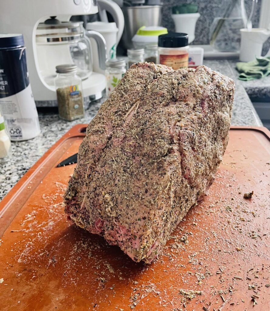 Rib Roast (choice) on Weber Kettle 12/09/23